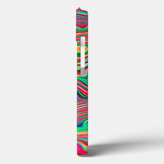 Levendige Splash Van Kleurcontouren Vloeistof Abst Case-Mate iPhone Case (Achterkant / Links)