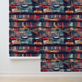 Levendige sportwagen behang voor automotive fans