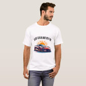 Levendige sportwagen illustratie t-shirt (Voorkant volledig)