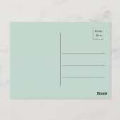 Levendige Springtime Abstracte Waterverf Briefkaart (Achterkant)