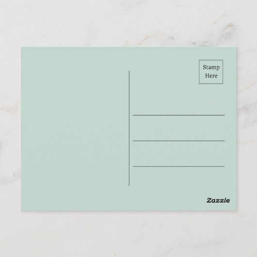 Levendige Springtime Abstracte Waterverf Briefkaart (Achterkant)