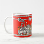 Levendige Sri Lankaanse Witte Olifant Kunst Mok (Links)