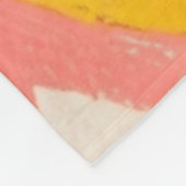 Levendige stam, gewaagde geometrische boho-patroon fleece deken (Hoek)