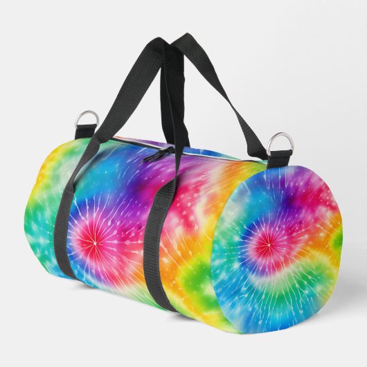 Levendige Starburst Tie Dye Reis Tas (Linkerhoek)
