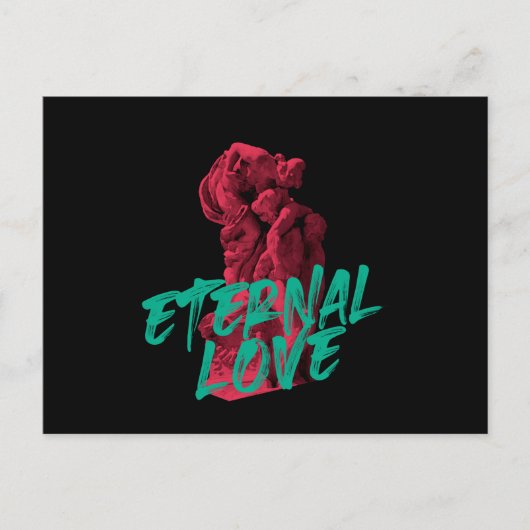 Levendige, stedelijke, trendy grafische vormgeving briefkaart (Voorkant)