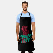 Levendige, stedelijke, trendy grafische vormgeving schort (Gedragen)