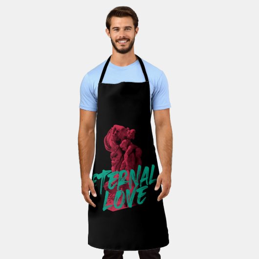 Levendige, stedelijke, trendy grafische vormgeving schort (Gedragen)