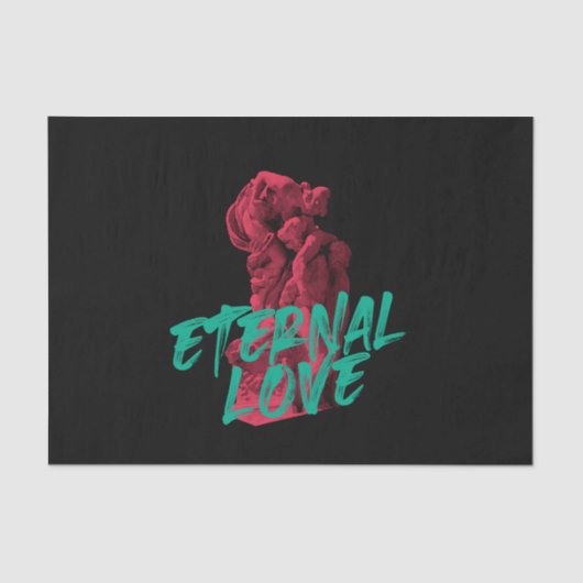 Levendige, stedelijke, trendy grafische vormgeving tissuepapier (Voorkant)