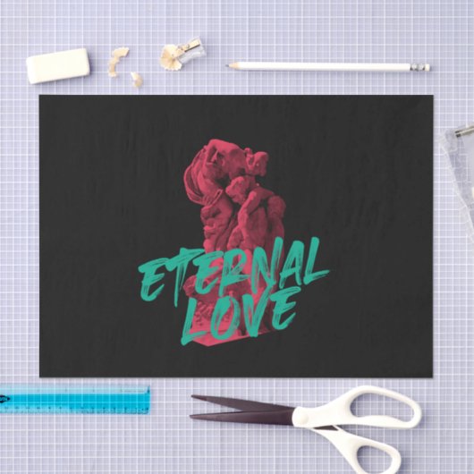 Levendige, stedelijke, trendy grafische vormgeving tissuepapier (Craft)