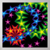 levendige sterrencirkels poster (Voorkant)