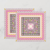 Levendige stijl kaart (Voorkant / Achterkant)