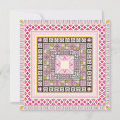 Levendige stijl kaart (Achterkant)