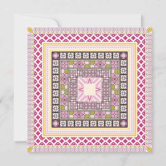 Levendige stijl kaart (Voorkant)