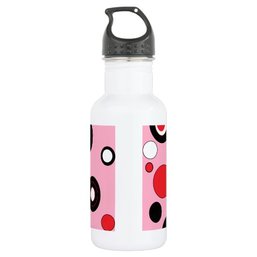 Levendige stijl waterfles  (Achterkant)