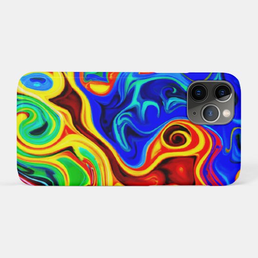 Levendige stijlpatroon Case-Mate iPhone case (Achterkant (horizontaal))