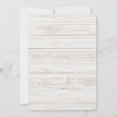 Levendige strand scène met Boat & Lighthouse Weddi Kaart (Achterkant)