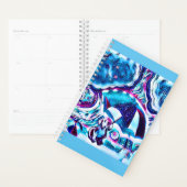 Levendige strandhondenplanner planner (Display)