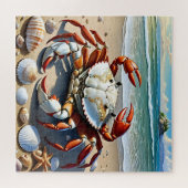Levendige strandkrab legpuzzel (Horizontaal)