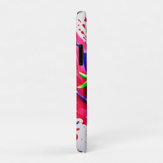 Levendige Strawberry Splash Case-Mate iPhone Case (Achterkant/rechts)