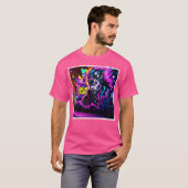 Levendige Street Art Glow T-shirt (Voorkant volledig)