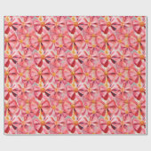 Levendige strik impressies cadeaupapier (Vlak)