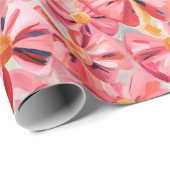 Levendige strik impressies cadeaupapier (Rol Hoek)