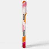 levendige stroming | Funky Retro Initiaal Monogram Case-Mate iPhone Case (Achterkant / Rechts)