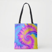 Levendige Stropdas-Dye Canvas tas (Voorkant)
