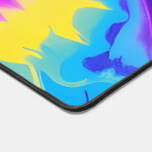 Levendige Stropdas-Dye Wide Muismat Bureaumat (Hoek)