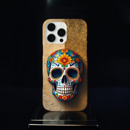 Levendige suikerschedel Case-Mate iPhone case