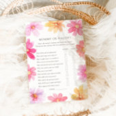 Levendige Summer Wildflower Mama of Daddy Game Kaa Bedankkaart