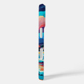 Levendige Sunset Beach Waves Artistiek Ontwerp Case-Mate iPhone Case (Achterkant / Rechts)