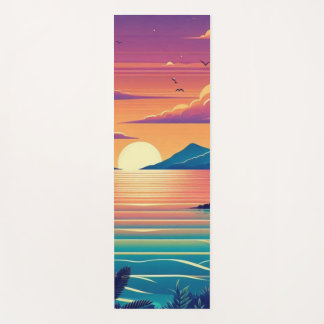 Levendige Sunset Beach Yoga Mat