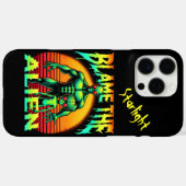 Levendige Sunset Lijsten Green Alien Case-Mate iPhone Case (Achterkant (horizontaal))