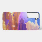 Levendige Sunset Samsung Galaxy S22 Plus Hoesje Samsung Galaxy Hoesje (Achterkant horizontaal)