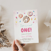 Levendige Sweet One verjaardagsuitnodiging Kaart