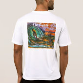 Levendige T-Shirt-Mannen met korte mouwen T-shirt (Achterkant)