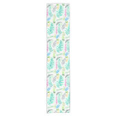 Levendige tabeluitvoerder met Waterverf laat afdru Korte Tafelloper (Voorkant)