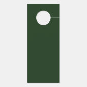 Levendige Tangerine Wedding Guest niet storen Deurhanger (Achterkant)