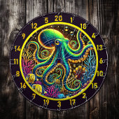 Levendige tentakels Octopus Dartboard Dartbord