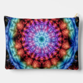 Levendige Tie Dye Kaleidoscoop Rainbow Mandala Etui (Achterkant)