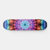 Levendige Tie Dye Kaleidoscoop Rainbow Mandala Persoonlijk Skateboard (Horizontaal)