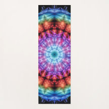 Levendige Tie Dye Kaleidoscoop Rainbow Mandala