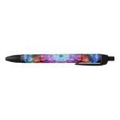 Levendige Tie Dye Kaleidoscoop Rainbow Mandala Zwarte Inkt Pen (Bodem)