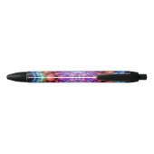Levendige Tie Dye Kaleidoscoop Rainbow Mandala Zwarte Inkt Pen (Achterkant)