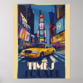 Levendige Times Square: NYC  Poster (Voorkant)