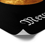 Levendige tinten binnenplaneten poster (Hoek)