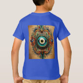 Levendige tinten smelten samen in een door Kurt Ge T-shirt (Achterkant)