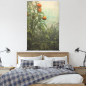 Levendige Tomato Plant Tuinschilderij Canvas Afdruk (Insitu (Slaapkamer))