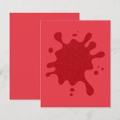 Levendige Tomato-Red Splash Flat Sheet – Aanpassen (Voorkant / Achterkant)